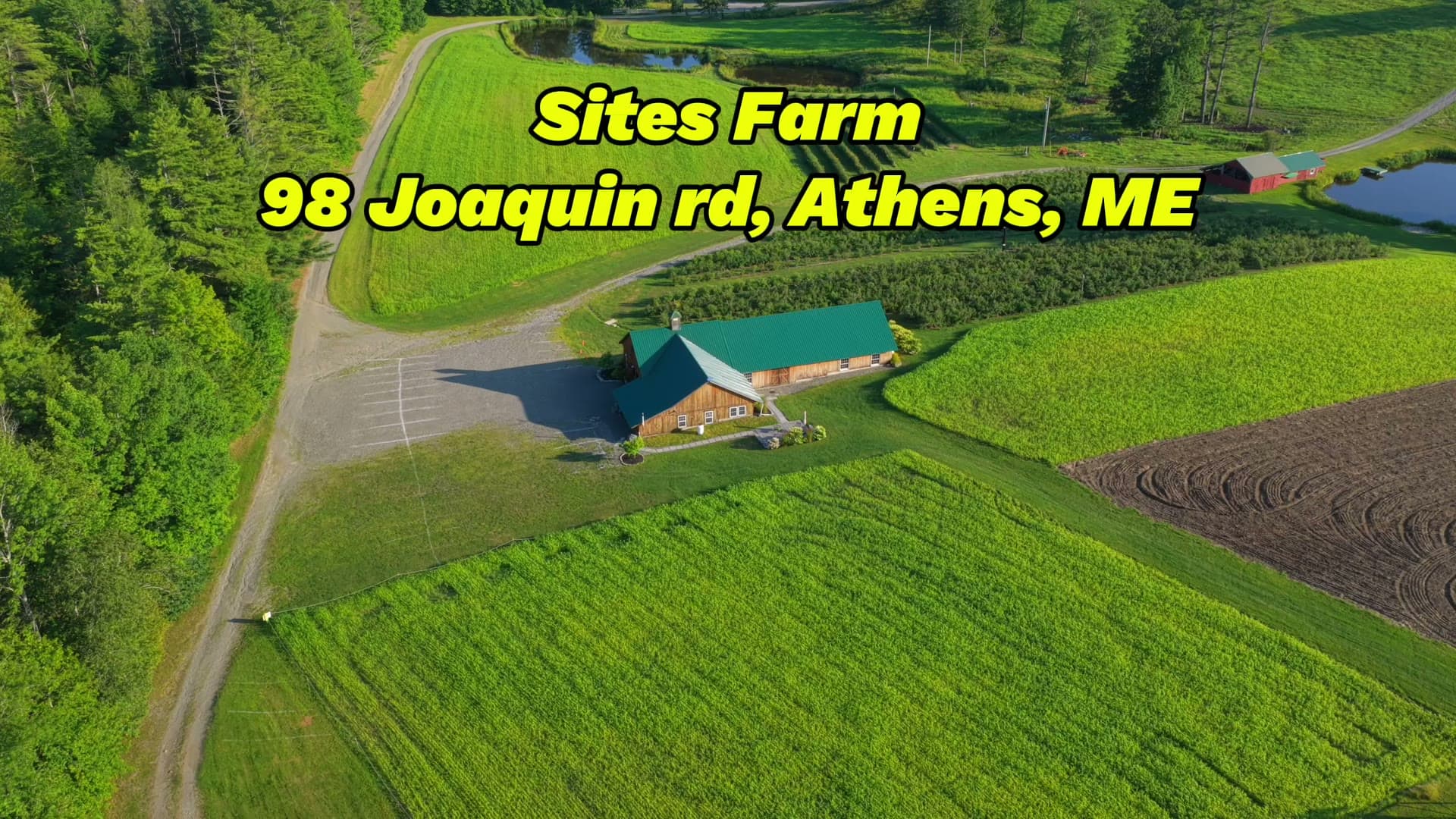 Sites Farm, Athens — Aerial Walkthrough