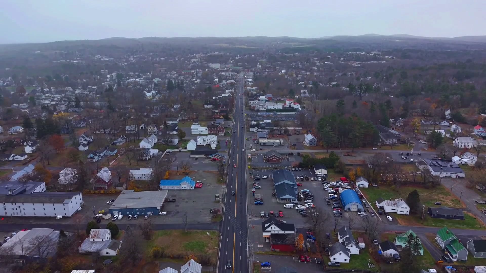 Skowhegan — Downtown Flyover